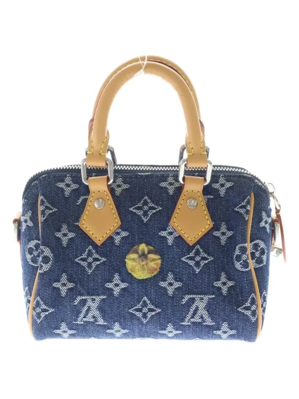 Louis Vuitton Monogram Flower Denim Speedy Bandouliere 18 2-Way Shoulder